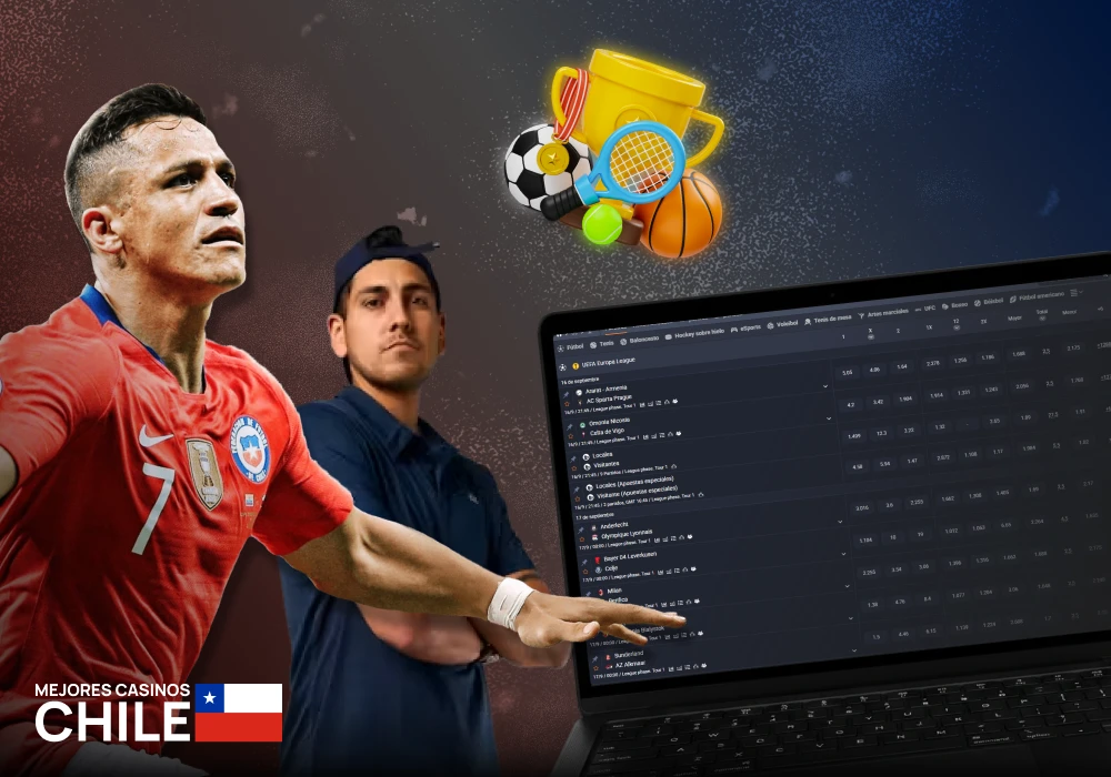 Apuestas deportivas en casinos online de Chile con fútbol y eventos internacionales